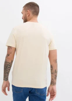 Herren bonprix Große Größen|Basics|Henleyshirt aus reiner Bio-Baumwolle (3er Pack)