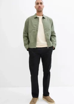 Herren bonprix Große Größen|Basics|Henleyshirt aus reiner Bio-Baumwolle (3er Pack)