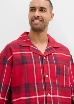 Hot Herren Flanell Pyjama aus weicher Baumwolle mit Geschenkbeutel Herren Pyjamas|Große Größen