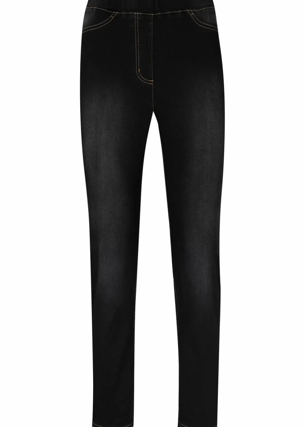 Damen bonprix Jeans|Thermobekleidung|High Waist Jeggings aus leichter, elastischer Thermoqualität mit Bequembund
