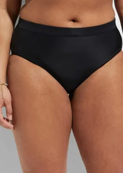 Damen bonprix Nachhaltigere Materialien|Mix & Match|High Waist Light Shape-Bikinihose