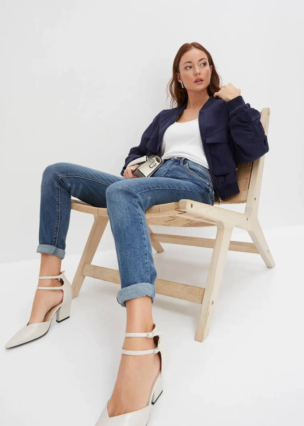 Damen bonprix Bekleidung·Shirts & Tops|Jeans|High Waist Skinny Jeans
