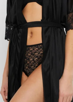 High-Leg Maxislip aus recycelter Spitze (3er Pack) Damen Wäsche·Höschen|Nachhaltigere Materialien