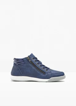 Damen bonprix Sneaker|Gefütterte Winterschuhe|High-Top-Sneaker mit Reißverschluss