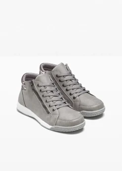Damen bonprix Gefütterte Winterschuhe|Sneaker|High-Top-Sneaker mit Reißverschluss