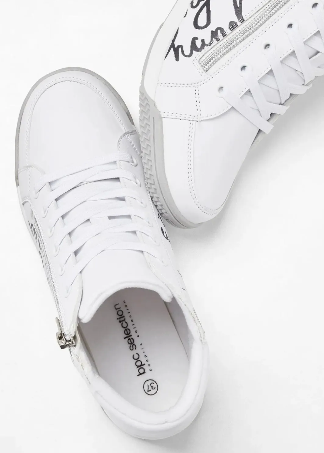 Best High-Top-Sneaker mit Reißverschluss Damen Mädchen·Sneaker|Sneaker