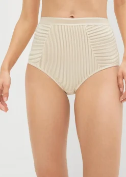 Damen bonprix Höschen|Wäsche·Höschen|Highwaist Slip ( 2er Pack)