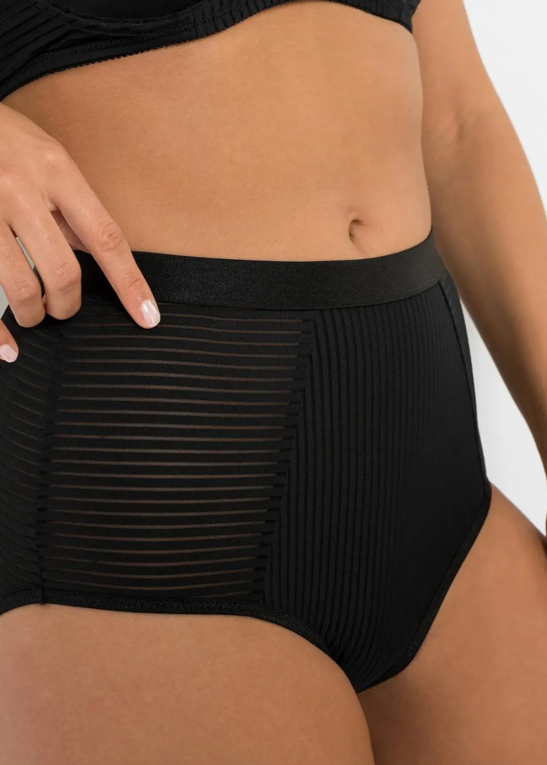 Damen bonprix Wäsche·Höschen|Höschen|Highwaist Slip ( 2er Pack)