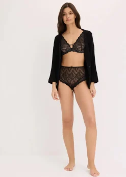 New Highwaist Slip aus feiner Spitze Damen Dessous|Höschen