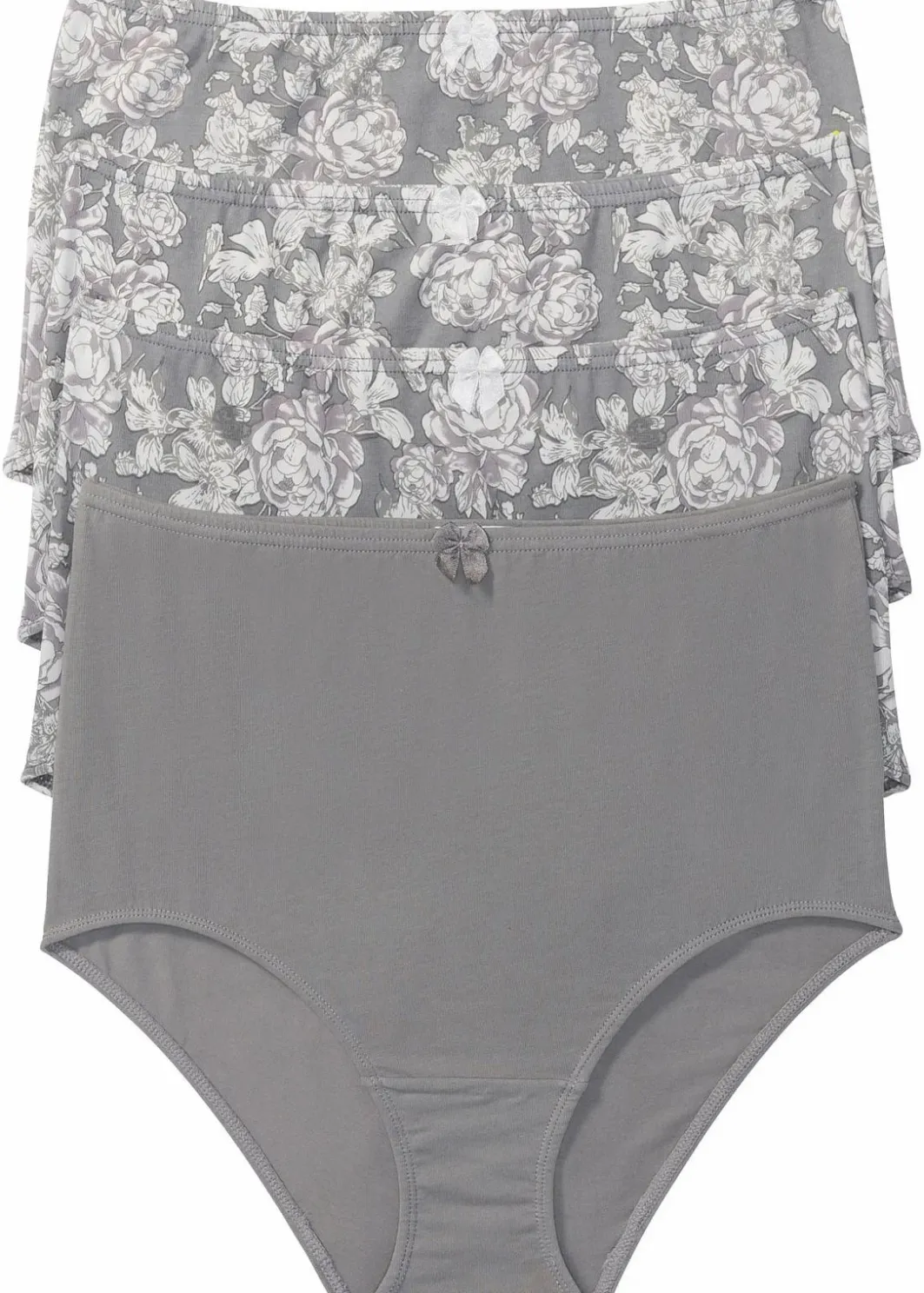 Outlet Highwaist Slip (4er Pack) Damen Wäsche·Baumwollunterwäsche|Wäsche·Höschen