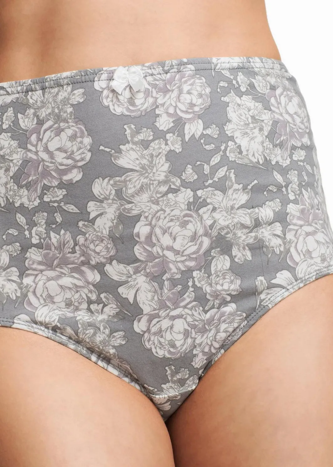 Outlet Highwaist Slip (4er Pack) Damen Wäsche·Baumwollunterwäsche|Wäsche·Höschen