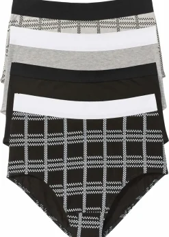Discount Highwaist Slip (4er Pack) mit Bio-Baumwolle Damen Wäsche·Baumwollunterwäsche|Wäsche·Höschen
