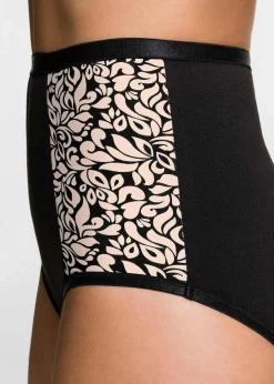 Damen bonprix Wäsche·Baumwollunterwäsche|Wäsche·Höschen|Highwaist Slip mit Bio-Baumwolle (4er Pack)
