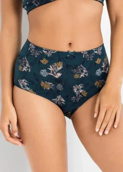Damen bonprix Wäsche·Baumwollunterwäsche|Wäsche·Höschen|Highwaist Slip mit Bio-Baumwolle (4er Pack)