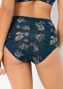 Damen bonprix Wäsche·Baumwollunterwäsche|Wäsche·Höschen|Highwaist Slip mit Bio-Baumwolle (4er Pack)