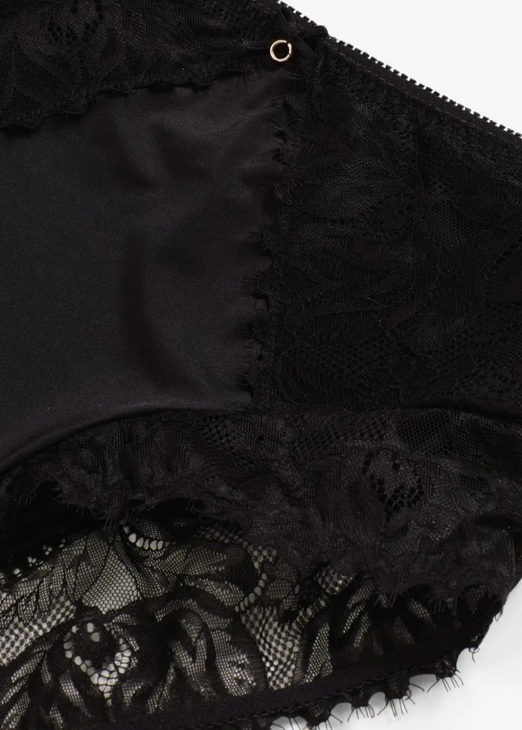 Damen bonprix Wäsche·Höschen|Nachhaltigere Materialien|Highwaist Slip mit glänzendem Material