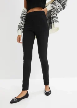 Damen bonprix Bekleidung·Kleider|Thermobekleidung|Highwaist Thermo-Leggings mit breitem Bequembund