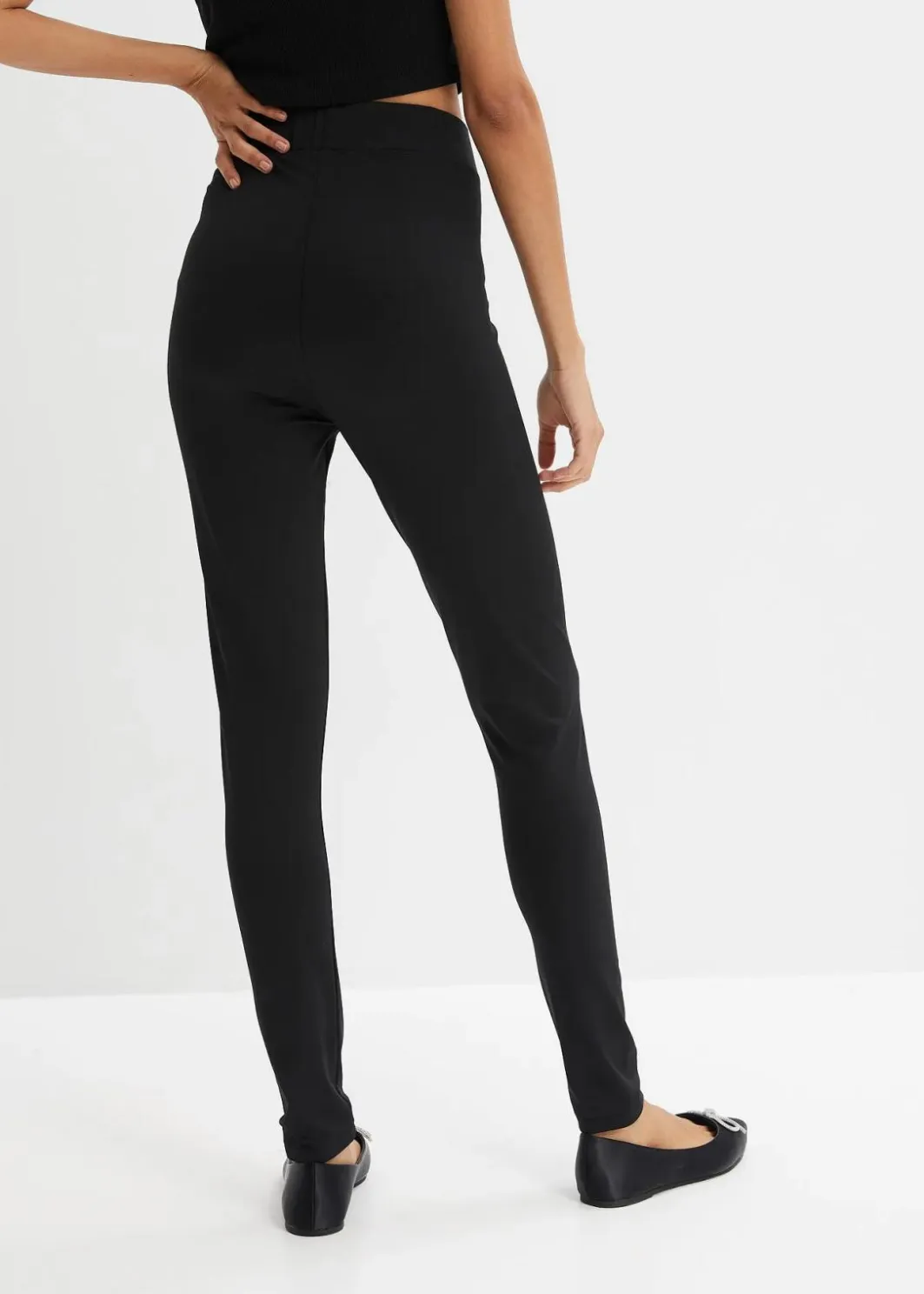 Damen bonprix Bekleidung·Kleider|Thermobekleidung|Highwaist Thermo-Leggings mit breitem Bequembund
