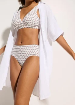 Highwaist-Bikinihose Damen Nachhaltigere Materialien|Mix & Match