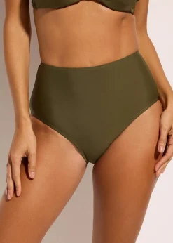 Damen bonprix Nachhaltigere Materialien|Mix & Match|Highwaist-Bikinihose im Doppelpack (2er Pack)