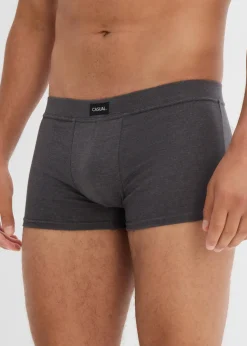 Herren bonprix Boxershorts|Große Größen|Hipster mit Baumwolle (3er Pack)