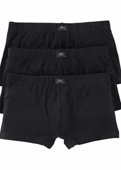 Herren bonprix Boxershorts|Große Größen|Hipster mit Baumwolle (3er Pack)