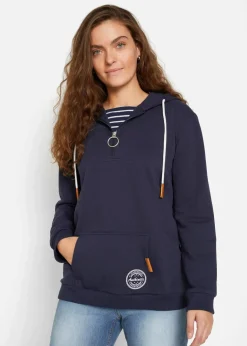 Damen bonprix Bekleidung·Blusen & Tuniken|Sweat|Hoodie aus Baumwoll-Mix