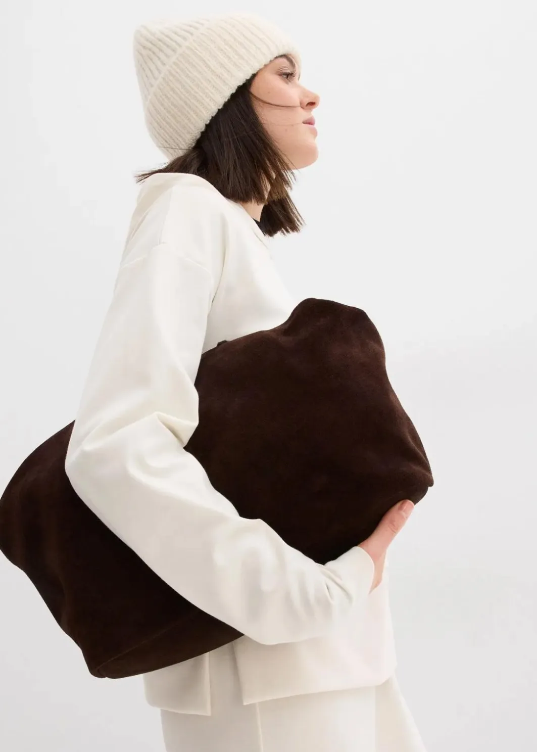 Damen bonprix Sweat|Bekleidung·Blusen & Tuniken|Hoodie aus bequemen Punto di Roma