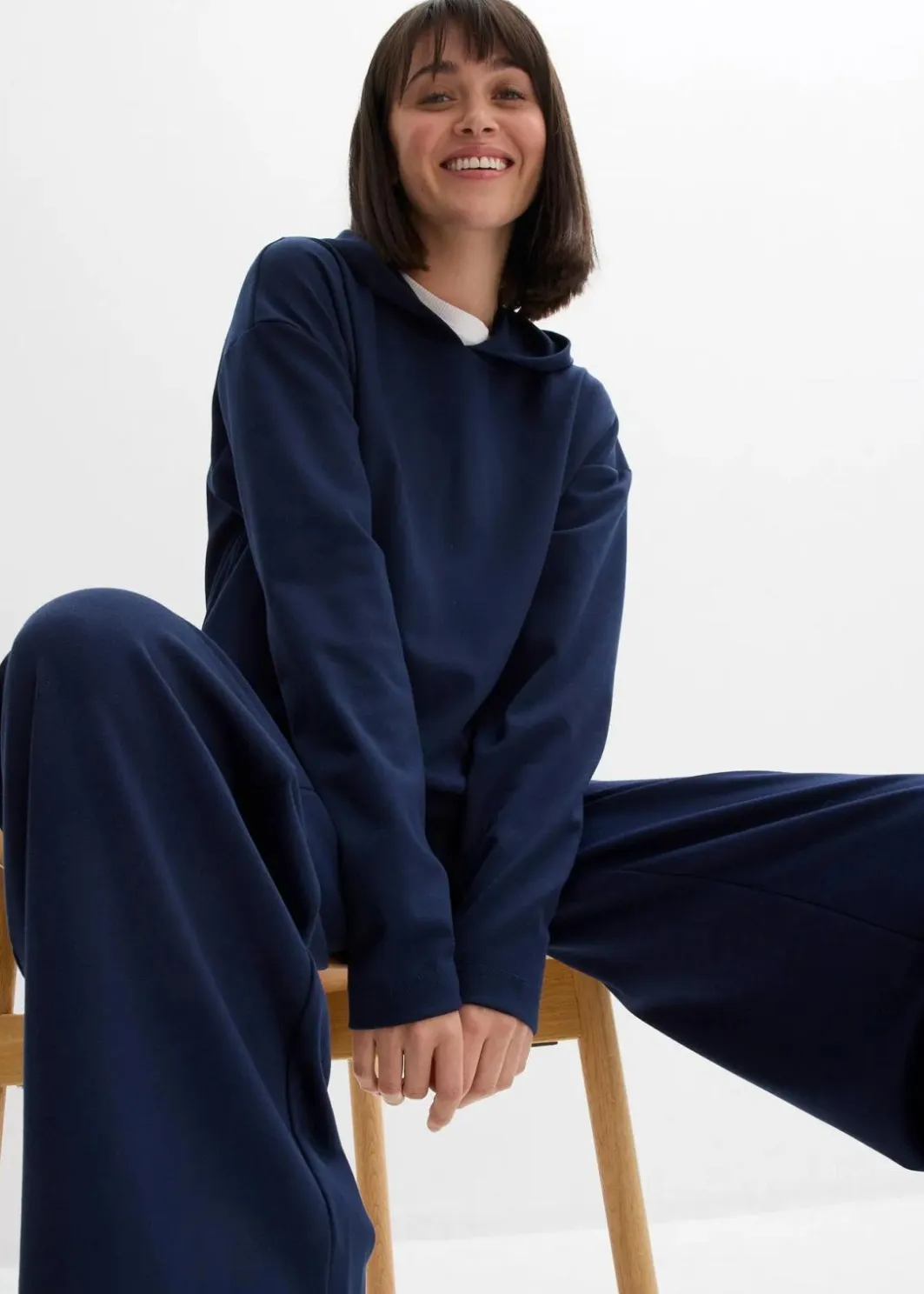 Damen bonprix Bekleidung·Blusen & Tuniken|Sweat|Hoodie aus bequemen Punto di Roma