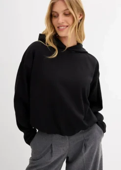 Damen bonprix Bekleidung·Blusen & Tuniken|Sweat|Hoodie aus leicht glänzendem Viskose-Mix