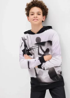 Discount Hoodie aus weichem Baumwoll-Mix Kinder Jungen 9-16 Jahre·Bademode|Jungen 9-16 Jahre·Sweat & Strick