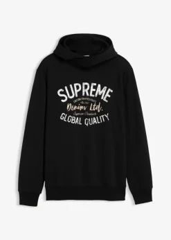 New Hoodie aus weichem Baumwoll-Mix Herren Große Größen|Sweat
