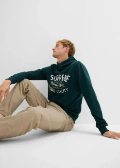 Best Hoodie aus weichem Baumwoll-Mix Herren Sweat|Große Größen