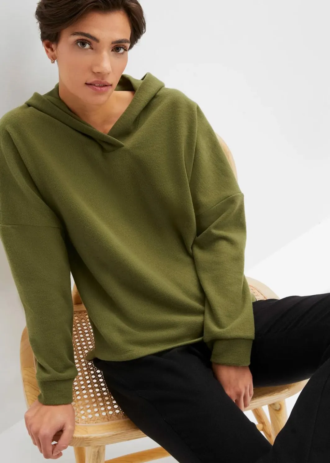 Damen bonprix Sweat|Hoodie in Regular Fit