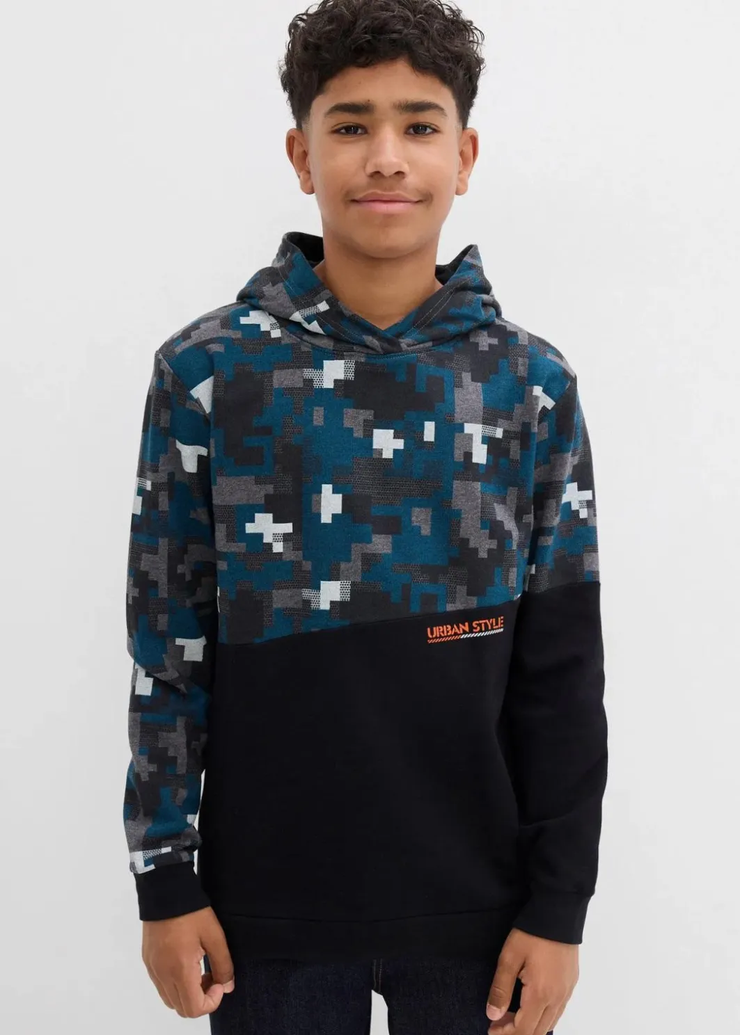 Kinder bonprix Jungen 9-16 Jahre·Sweat & Strick|Jungen 2-8 Jahre·Nachhaltigere Materialien|Hoodie mit Bio-Baumwolle