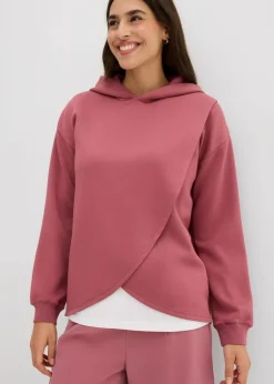 Damen bonprix Bekleidung·Blusen & Tuniken|Sweat|Hoodie mit Kapuze aus softem Viskose-Mix