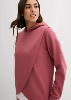 Damen bonprix Bekleidung·Blusen & Tuniken|Sweat|Hoodie mit Kapuze aus softem Viskose-Mix