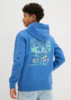 Hoodie mit Rückenprint aus reiner Bio-Baumwolle Kinder Jungen 9-16 Jahre·Sweat & Strick|Jungen 2-8 Jahre·Nachhaltigere Materialien