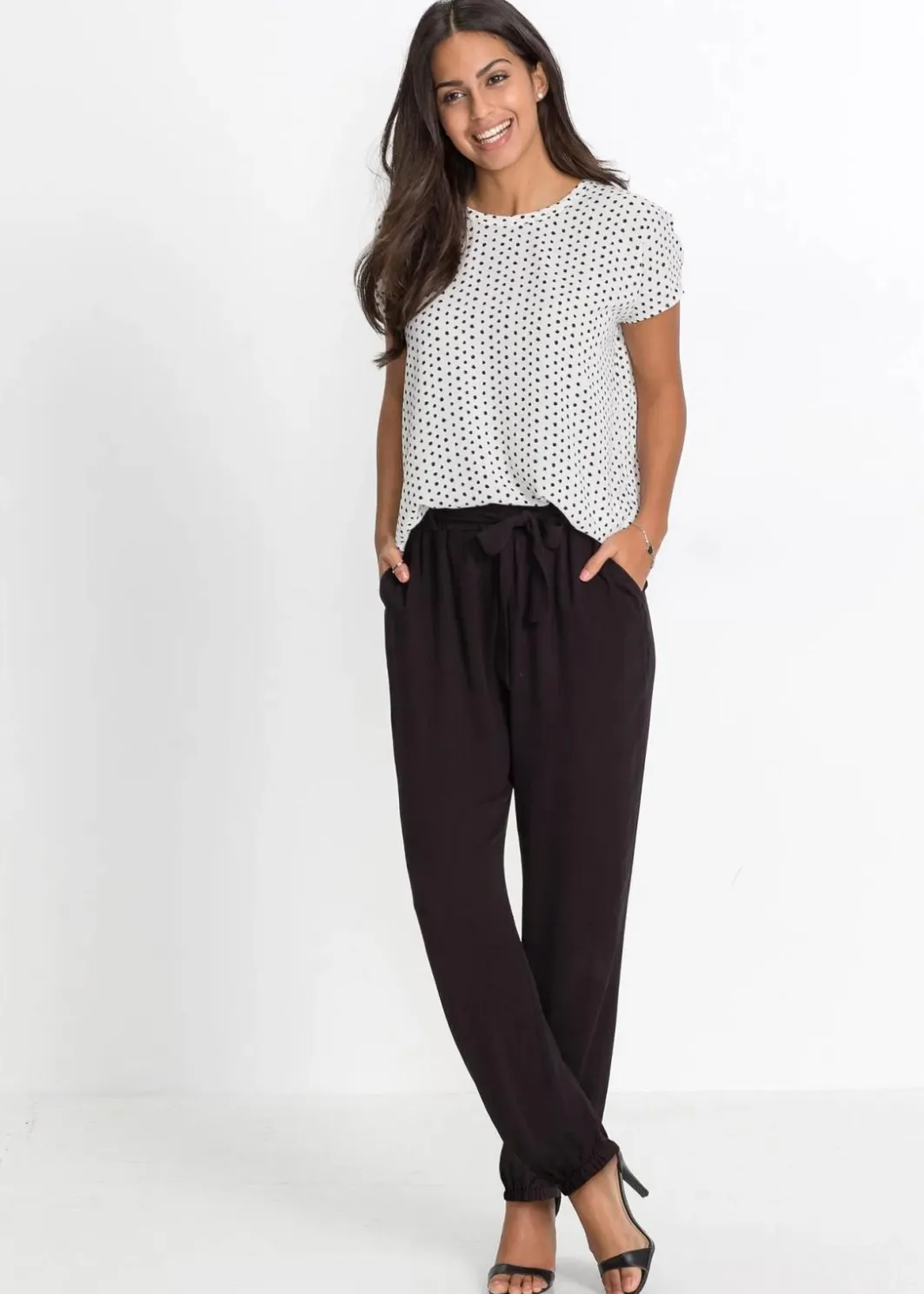 Damen bonprix Nachhaltigere Materialien|Hosen|Hose