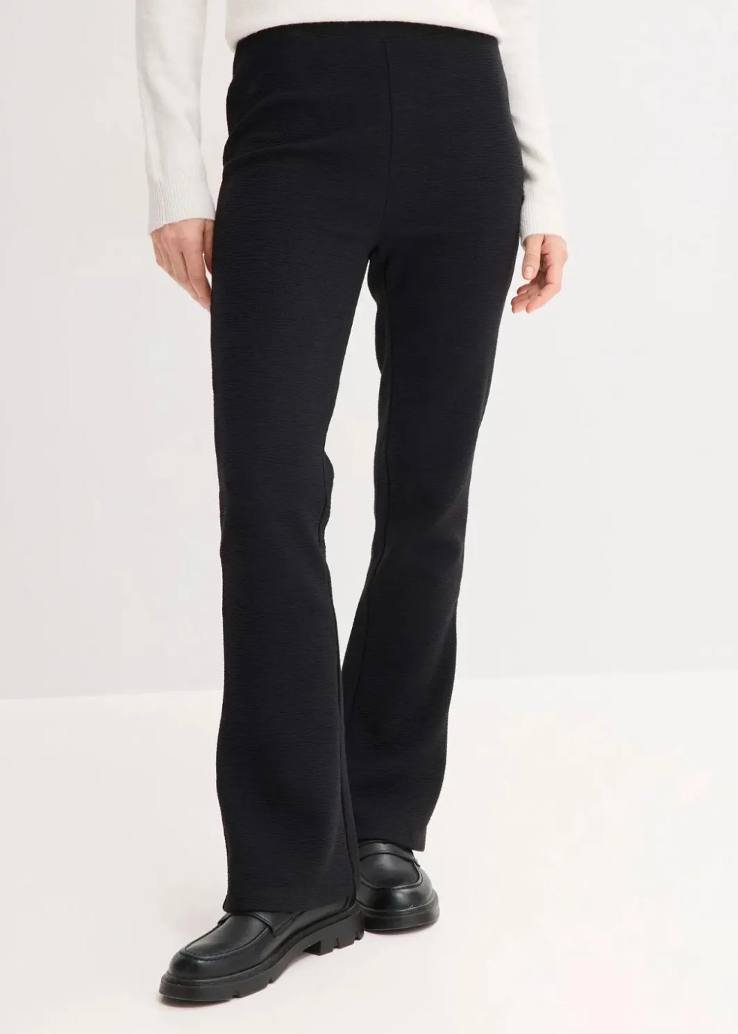 Damen bonprix Bekleidung·Kleider|Hosen|Hose aus Crinkle Jersey