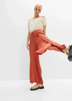 Damen bonprix Nachhaltigere Materialien|Hosen|Hose aus fließender Viskose