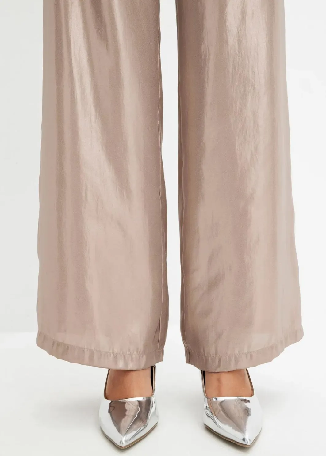 Damen bonprix Bekleidung·Kleider|Hosen|Hose aus glänzendem Satin