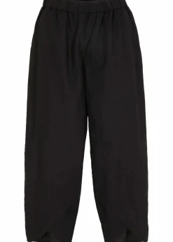 Online 3/4-Hose aus leichtem Leinen-Mix Damen Bekleidung·Kleider|Hosen