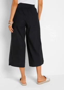Discount 3/4-Hose aus Leinen-Baumwoll-Mischung Damen Bekleidung·Kleider|Hosen