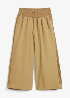 Damen bonprix Nachhaltigere Materialien|Hosen|3/4-Hose aus Leinen-Baumwoll-Mischung