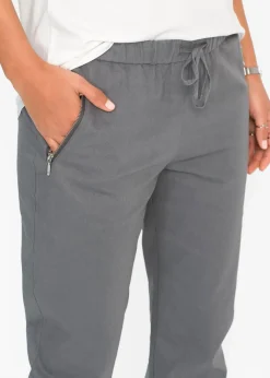 Sale 7/8-Hose aus luftigem Leinen-Mix Damen Hosen|Bekleidung·Kleider