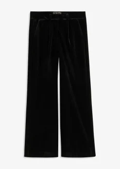 Damen bonprix Hosen|Zweiteiler & Sets|Hose aus softem Samt