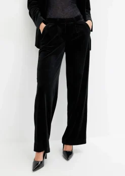 Damen bonprix Hosen|Zweiteiler & Sets|Hose aus softem Samt