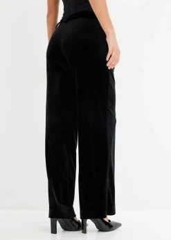 Damen bonprix Hosen|Zweiteiler & Sets|Hose aus softem Samt