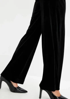 Damen bonprix Hosen|Zweiteiler & Sets|Hose aus softem Samt